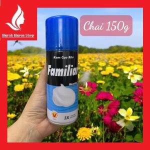[chai lớn 275g]  Kem cạo râu Familiar hương trà xanh MENTHOL  date mới