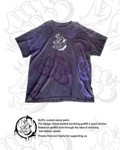 BLML Bubble Bombing Custom spray paint FRUIT OF THE LOOM 2XL