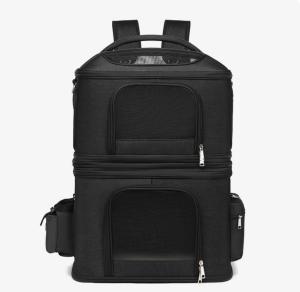 Double Layer Can Be separated Pet Backpack Cat Carrier New Elegant Pet Carrier Backpack for Cats and Small Dogs - Breathable Durable Portable Travel Accessory