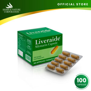 HNC - Liveraide Silymarin 100 pcs Capsule 555 mg Liver Protection Supplement