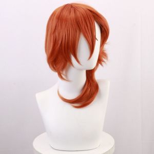 Nakahara Chuuya Cosplay Costume Bungo Stray Dogs Full Set With Wig & Hat Halloween Anime Outfit S‑XXXL