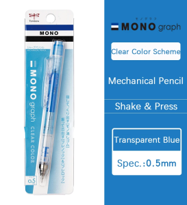 Bút chì bấm Tombow Mono Graph Shaker clear body