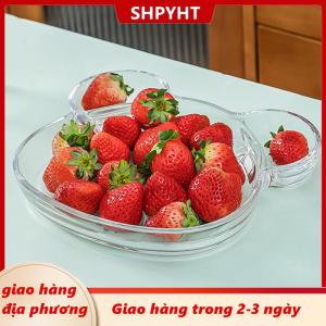 [COD] SHPYHT Giao hàng địa phương Sáng Tạo gấu hình gia vị tấm Seashell hình dạng bánh bao Bát phục vụ Khay Ngâm nước sốt salad trái cây Tấm Nhà Bếp Bộ đồ ăn