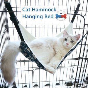 Cat Hammock Hanging Bed Pet Hammock Cat Cage Pet Cage Cat Bed Cat House For Fleece Cotton