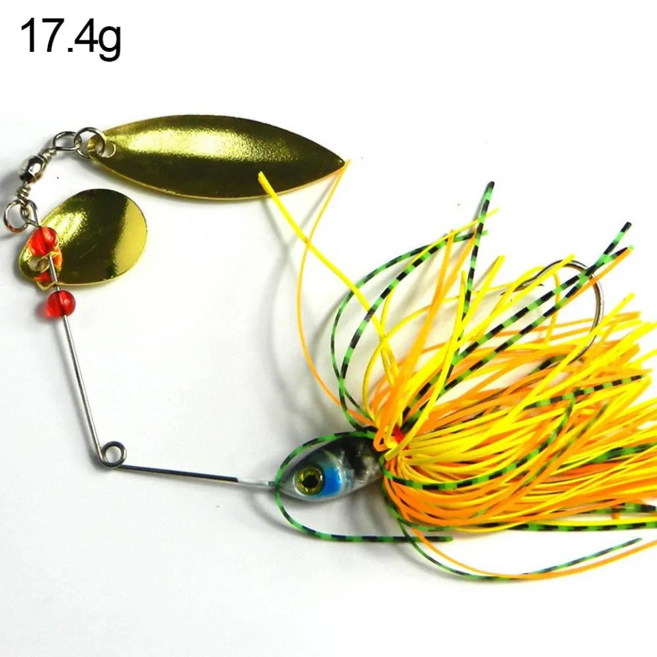 magicaldream Willow Blade Spinner Bait Buzzbait Fishing Lures Bass Tackle  Hook Crankbait