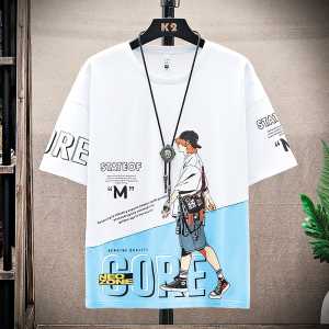 KIYOO- KAOS LENGAN PENDEK M-L-XL-XXL FASHION PRIA NEO ZONE CORE MOTIF TERBARU
