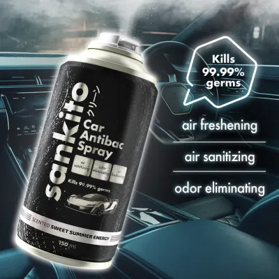 SANKITO CAR ANTIBAC SPRAY / SWEET SUMMER ENERGY 150ML / SANKITO 汽车抗菌喷雾