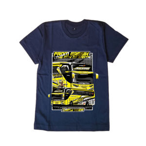 Kaos atasan anak Bis Viral Bus Mania ALLYSIA usia 1-12 Tahun