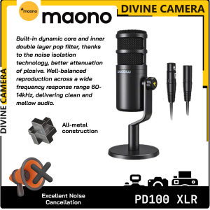 MAONO PD100 Podcast Dynamic XLR Microphone