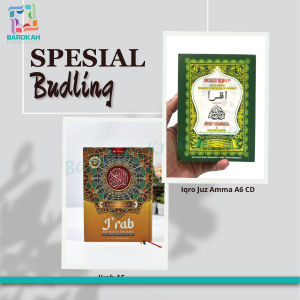 Paket Alquran Irab Nahwu Shorof A5 Terjemah Perkata Tajwid Warna  Dan Iqra Juz Amma Kecil Cd