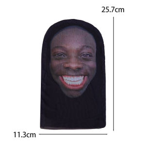 หมวกคลุมศีรษะคอสเพลย์สำหรับผู้ชายผู้หญิงหน้ากากปิดหน้า S หมวกพิมพ์ลาย3d ตลกยืดหยุ่นตาข่ายหน้ากากปิดหน้า Masker Full Face ชุด Spoof คนดัง