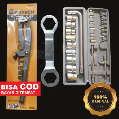 TERMURAH Paket hemat 3pcs Kunci Tracker CVT +Kunci Pulley 39x41+ kunci sock 27pcs