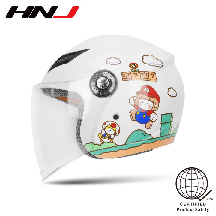 HNJ TITAN A4-001-K KIDS half face helmet motorcycle helmet boys and girls  Lazada PH