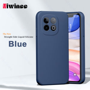 Đối với iqoo Z10 TURBO/iqoo Z10 Turbo Pro Vỏ điện thoại thẳng cạnh Silicone lỏng bao gồm tất cả các ống kính chống rơi mới siêu mỏng đơn giản cá tính sáng tạo Điện thoại mềm vỏ điện thoại nz28