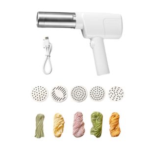 SLIGHTDELVE USB Charging Electric Noodle Maker Wireless Handheld Noodle Pressing Machine Safe Long-lasting Automatic Noodle Presser Spaghetti