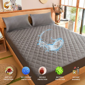 Waterproof Mattress Protector Bedsheet bed cover Fitted Bedsheet Single/Super single/Queen/King Size