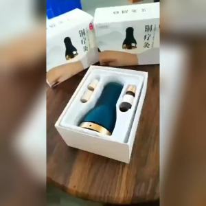 铜艾灸罐刮痧杯防烫隔灰多功能艾灸仪器腰腹部全身通用铜疗灸盒Balang moxibustion tembaga cawan mengikis anti-melecur mengasingkan abu instrumen moxibustion pelbagai fungsi pinggang dan perut kotak terapi tembaga sejagat