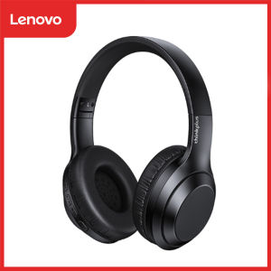 Original Lenovo Thinkplus TH10 Head-Mounted Bluetooth Headset Stereo Headset with Microphone Music Gaming Headset Android IOS Universal Wireless Headset Bluetooth 5.0 Stereo Music Gaming Headphone with Microphone