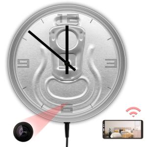 FFBH Top View Beer Can Print Wall Clock Brewery Home Decor Craft Beer 5 oClock Wall Watch For Home Bar Tavern Pub Froth Blower Gift M2Y9R
