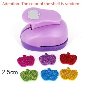 COUPLECOL Random Color Flower Furador 764cm Labor Saving DIY Embossing Punches Stationery Handmade Paper Cutting Hole Punch Scrapbooking