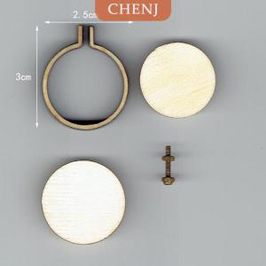 [COD] CHENJ DIY รอบมินิไม้กางเขนเย็บปักถักร้อยห่วงแหวนกรอบเครื่องคงที่