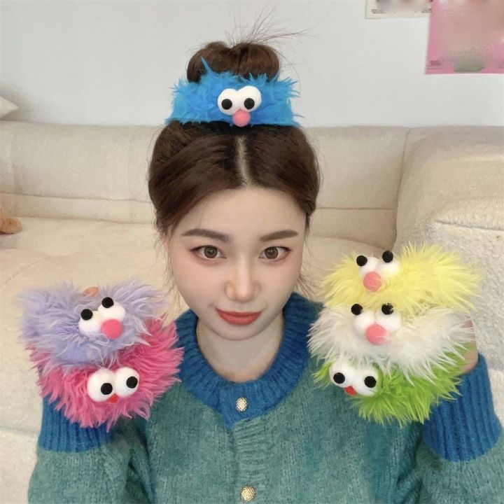 ETERNALLY Big Eyes Cartoon Doll Hair Rope Korean Style Elastic Ugly