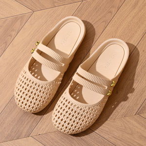 [Free Shipping] WomenS Summer Open-Toe Mules For Outdoor Wear Soft-Soled Non-Slip Waterproof Beach Fashion Casual Durable Slippers