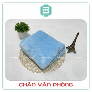 Chăn văn phòng mền nhung tuyết du lịch siêu mền mịn màu trơn 1m1 x 1m5.