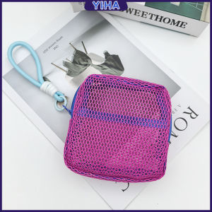 Yiha 1 ชิ้น สีแคนดี้ กระเป๋าเครื่องสําอางค์ เหมาะสำหรับการเดินทาง มีหลายสี Makeup bag