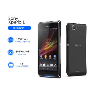 Sony Xperia L C2105 S36H Mobile Phones Original Unlocked GSM 3G Touch Screen 8GB ROM 4.3 Inch Android Smartphone
