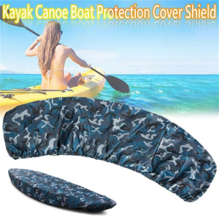 Eddwiin Housse De Kayak 4,5 M – Anti-poussière, étanche, Résiste Aux UV, Pour Kayaks De 3,6 à 4 M, Grise Ou Camouflage