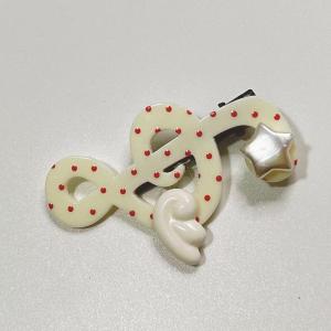 Salime Kawaii Trendy Star Musical Symbol Wing Hair Clip Y2K INS Style Unique Striped Side Clip Bangs Clip Hair Jewelry Accessories