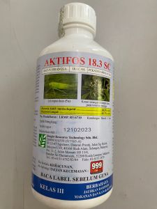 1L Aktifos 18.3SC Racun Kutu Trip Anai Anai Ulat Pelombong Daun Insecticide Imidacloprid Seperti Fusilier 18.3 Confidor