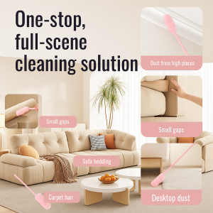 Household Dusting Foldable Bubbles Microfiber Duster Static Adsorption Duster Extended High Cleaning Dusters