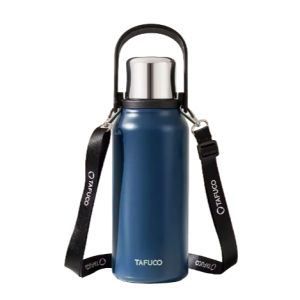 Bình giữ nhiệt TAFUCO có dây đeo 1L/1.3L Inox 316L Outdoor Activity (xanh than đen trắng kem)