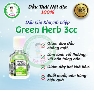 Dầu Gió Khuynh Diệp Green Herb 3cc