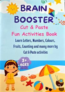 Activity Book/ Brain Booster Cut & Paste Fun Activities Book For Kids Age 3+ Years