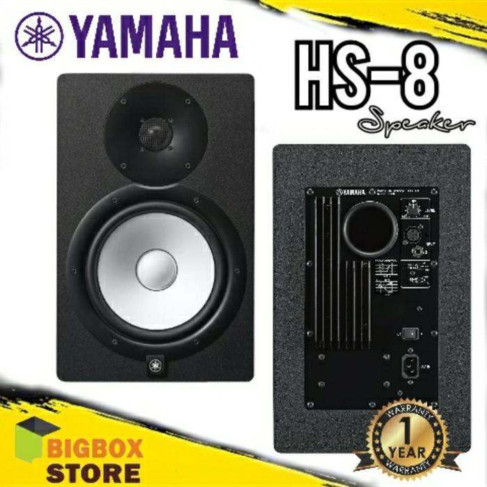 Speaker Monitor Studio Yamaha HS-8 HS8 HS Original Hitam