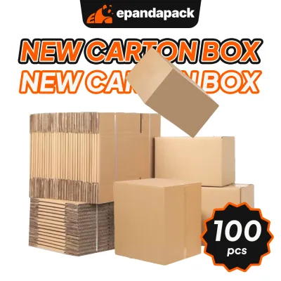100pcs Big Size Corrugated Carton Box Moving House Kotak Besar Pindah Rumah Pembungkusan Packaging