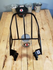 Rear Rack แร็คหลัง แร็คท้าย ตะแกรงท้าย ตะแกรงหลัง HONDA WAVE 125i (2012-2023) เหล็กหนา แข็งแรง ขนาด กว้าง 8.5 นิ้ว ยาว 8 นิ้ว