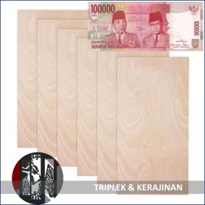 TRIPLEK 4mm Harga Rp8/cm (BACA Cara Ordernya Dideskripsi)