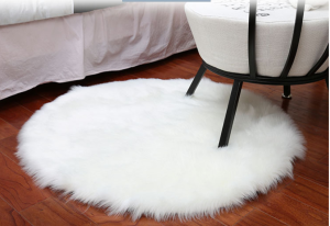 60cm Fluffy Artificial Faux Fur Sheepskin Rug Super Soft Carpet / Karpet