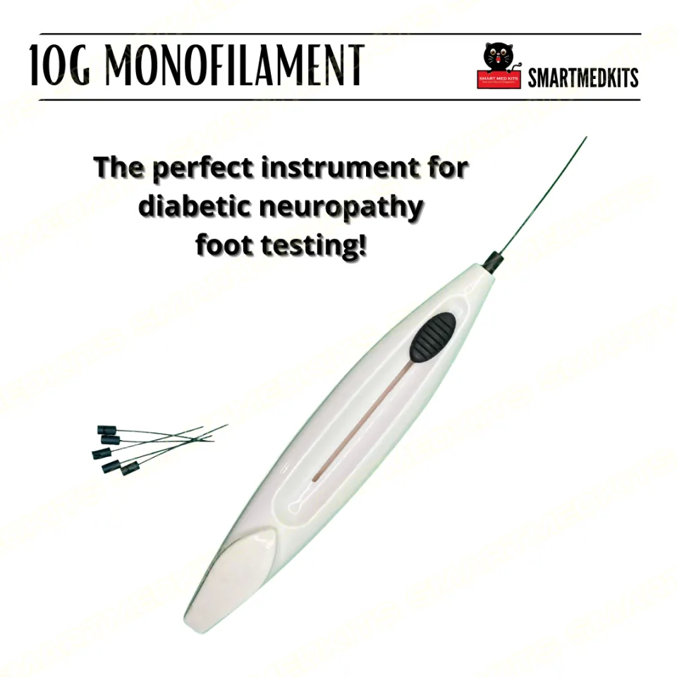 Diabetic Plastic 10g Monofilament for Neuro Test - China 10g Diabetic  Tester, 10g Monofilament Testing Pen