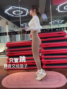 TPE跳绳垫初学者加厚加宽加长健身防滑家用运动减震隔音瑜伽垫TPE Melangkau Tikar Tali untuk Pemula Menebal Melebarkan dan Panjangkan Kecergasan Bukan Slip Home Sukan Penyerapan Kejutan Penebat Bunyi Mat Yoga Mat