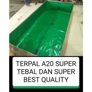 Kolam Terpal Ikan A15 dan A20/Kolam Terpal Ikan Kotak ukuran 1x50x25 1x50x50 1x1x1 2x1x50 2x1x1 2x1x75 3x15x75 3x2x50