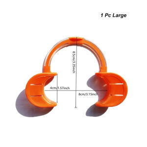 1pc/2pcs Silicone Dental Mouth Opener C-Type Intraoral Cheek Lip Retractor Oral Lip Care Teeth Expander Dentistry Materials Accessories (Rubber Coated)