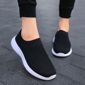 Black Shoes for Women Slip On Shoes for Lady Loafers Sale Comfortable Walking Shoes Casual Flats for Woman