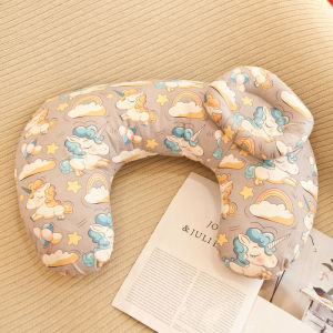 2 In 1 U-Shaped Newborn Baby Breastfeeding Pillows Nursing 100% Cotton Head Support Pillow Feeding Waist Cushion Pillow For 0-12 Months Baby | Cute Baby