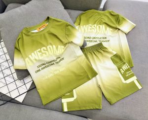 11-42kg bộ thun tay ngắn bé trai thun lạnh mềm mịn mát bền đẹp form rộng 455016