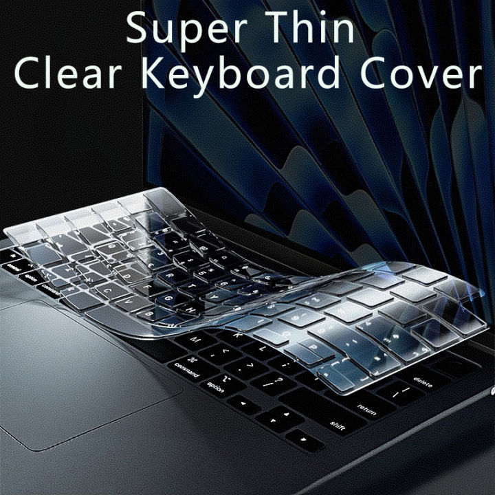 Premium Ultra Thin TPU Transparent Keyboard Cover, Compatible with 2024 ...